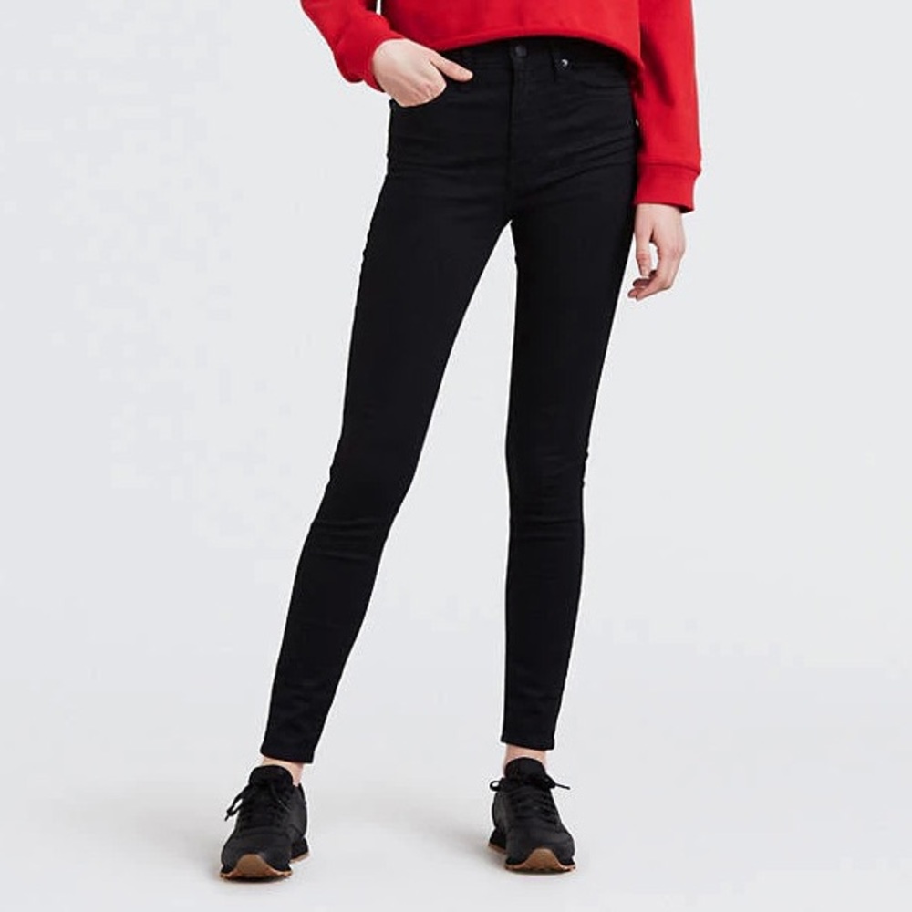 NWT Levi’s Mile High Super Skinny in Black Galaxy